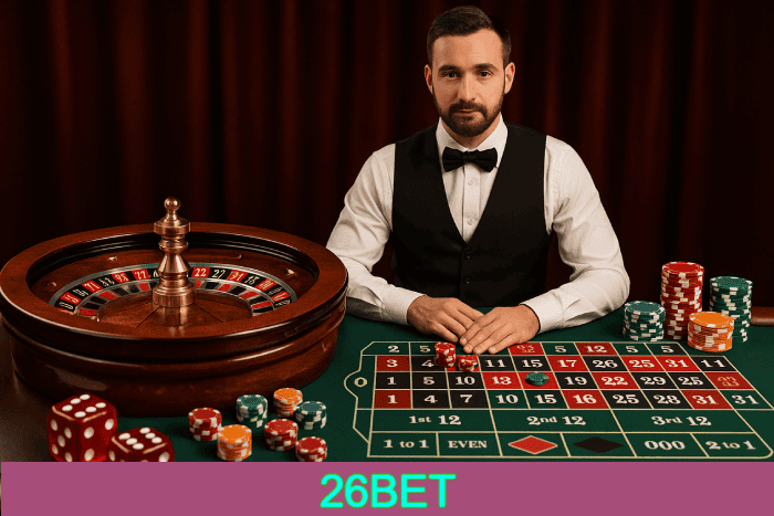 O 26BET Live Casino lança promoções regularmente