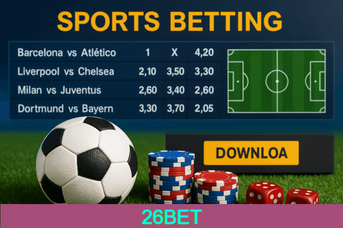 26BET apostas esportivas online