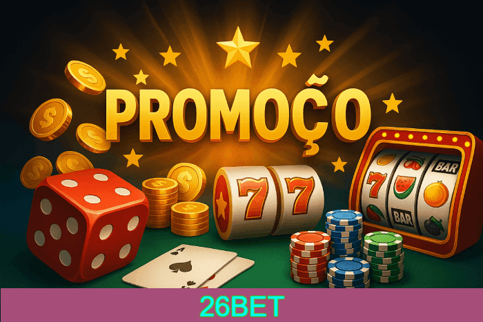 Promoções imperdíveis do Cassino 26BET